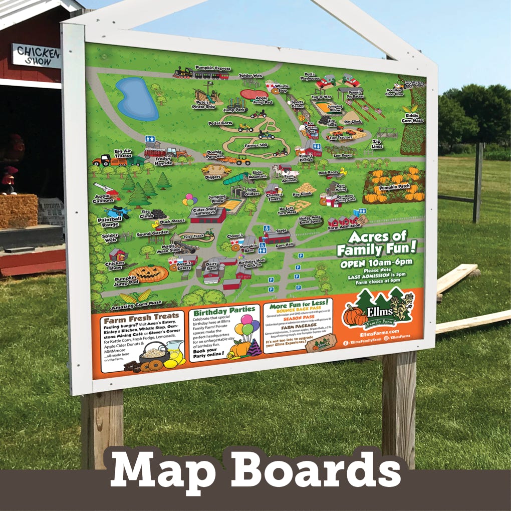 MacArt Map Board Signs