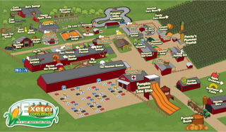 Exeter Corn Maze Map