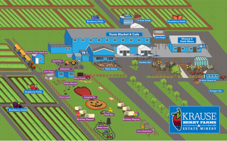Krause Berry Farms Map
