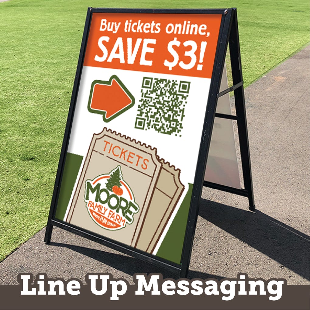 MacArt Line-Up Messaging  Signs