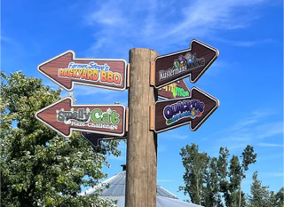 Kustermans Adventure Farm Attraction Signs
