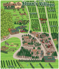 Sloan’s Christmas Village Map